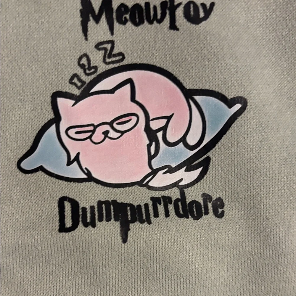 Potter Cats Feline Sweatshirt - Light Gray